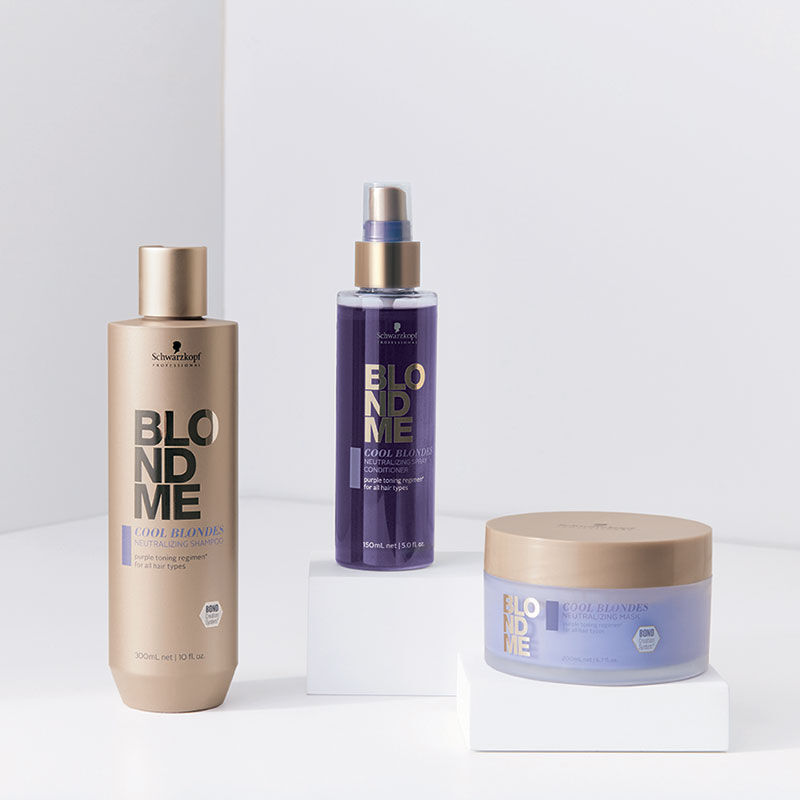 Shampooing neutralisant pour blonds froids Blondme