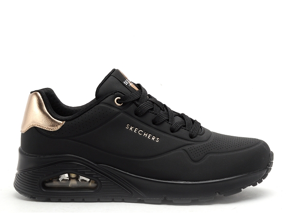 Skechers basses femme uno 177094 noir