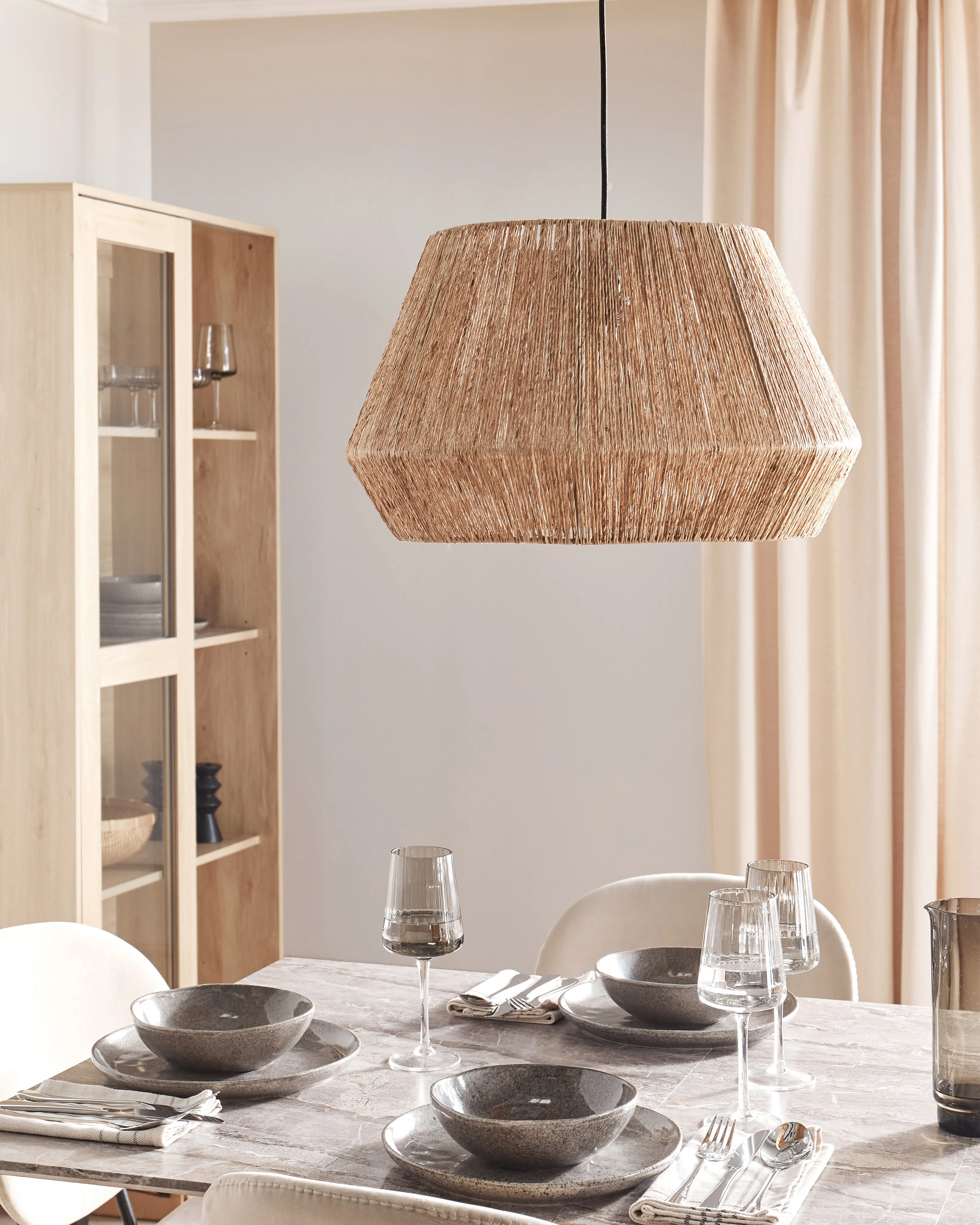 Hanglamp BIRAU Jute Natuurlijk