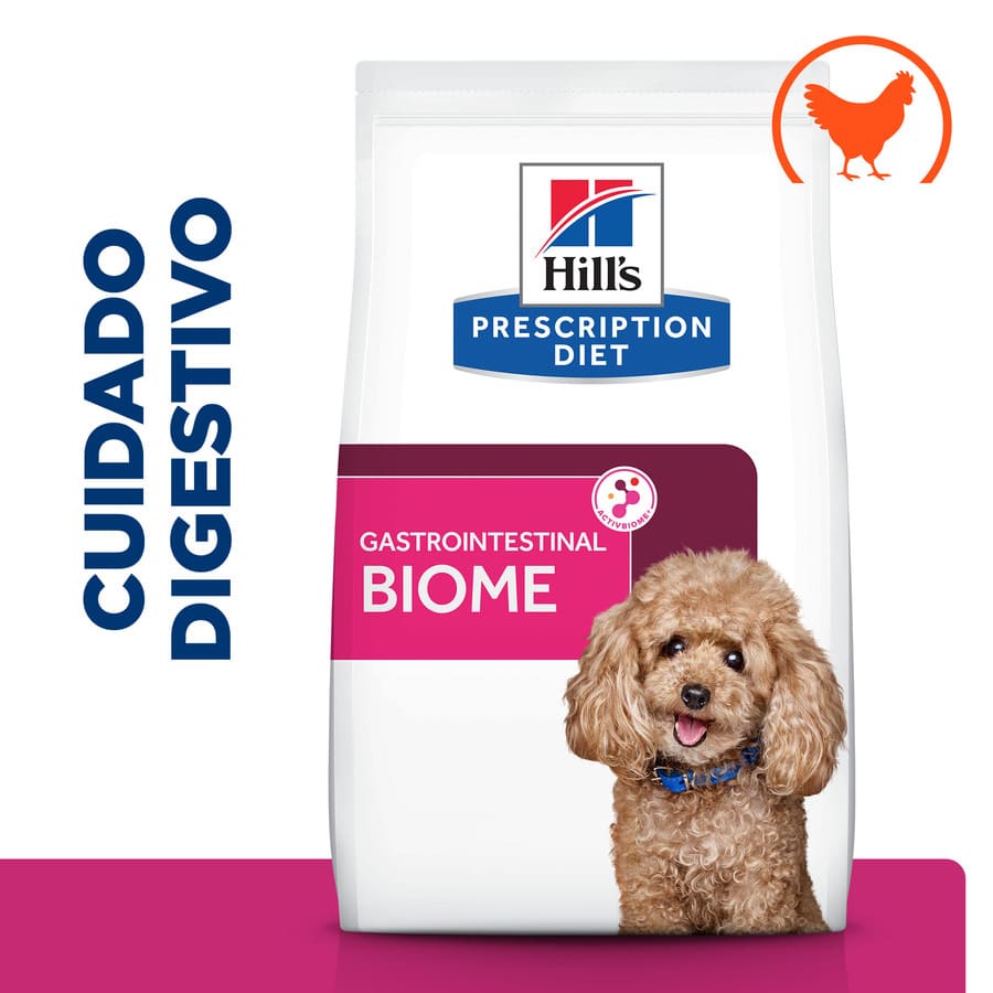 Ração Hill's Prescription Diet Gastrointestinal Biome Mini para cães