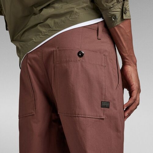 G-Star Raw - D21458 D387 WORKER SHORT CHINO-C964 BROWN STONE Marrón