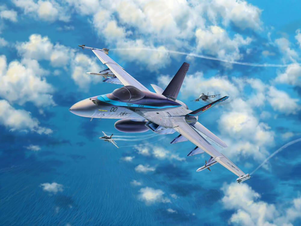 Maverick's F/A-18E Super Hornet Top Gun, Revell Modellbausatz