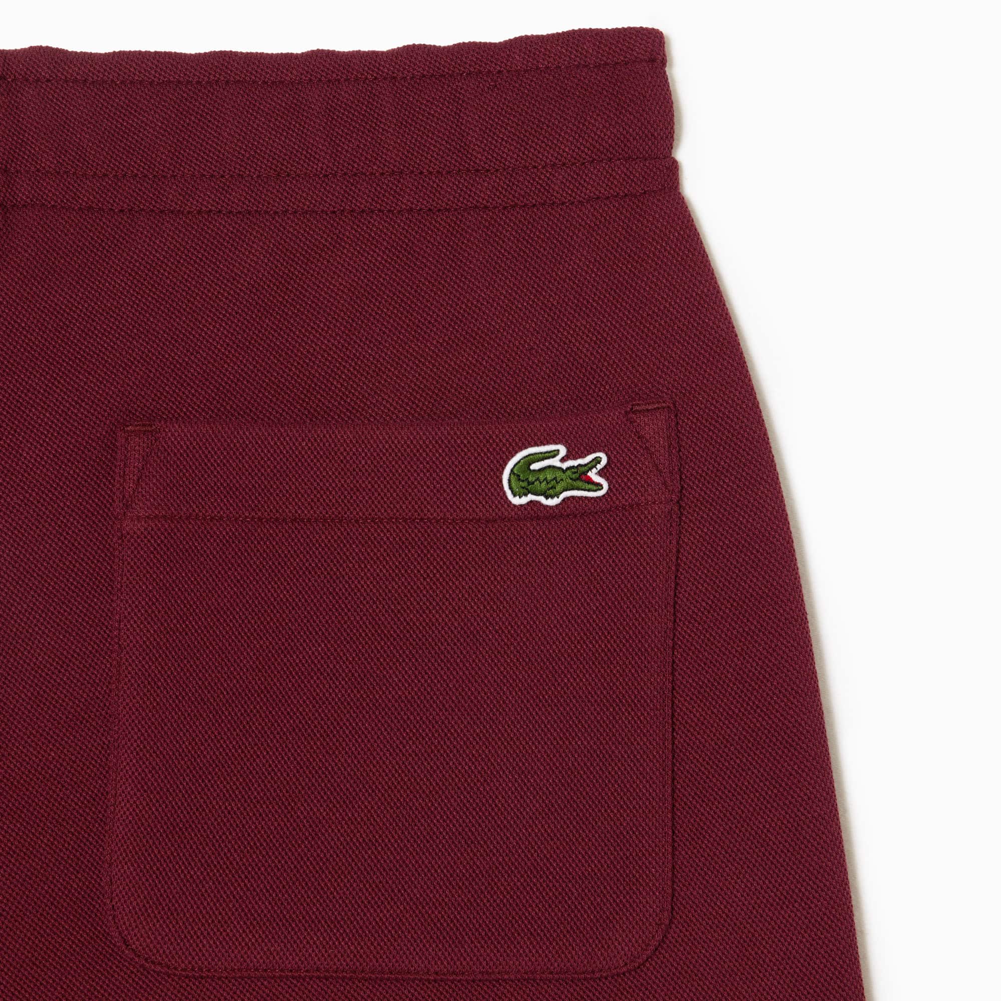 Pantalon de jogging Jogger en coton mélangé uni Pantalons de survêtement - Rouge - Lacoste - Femme