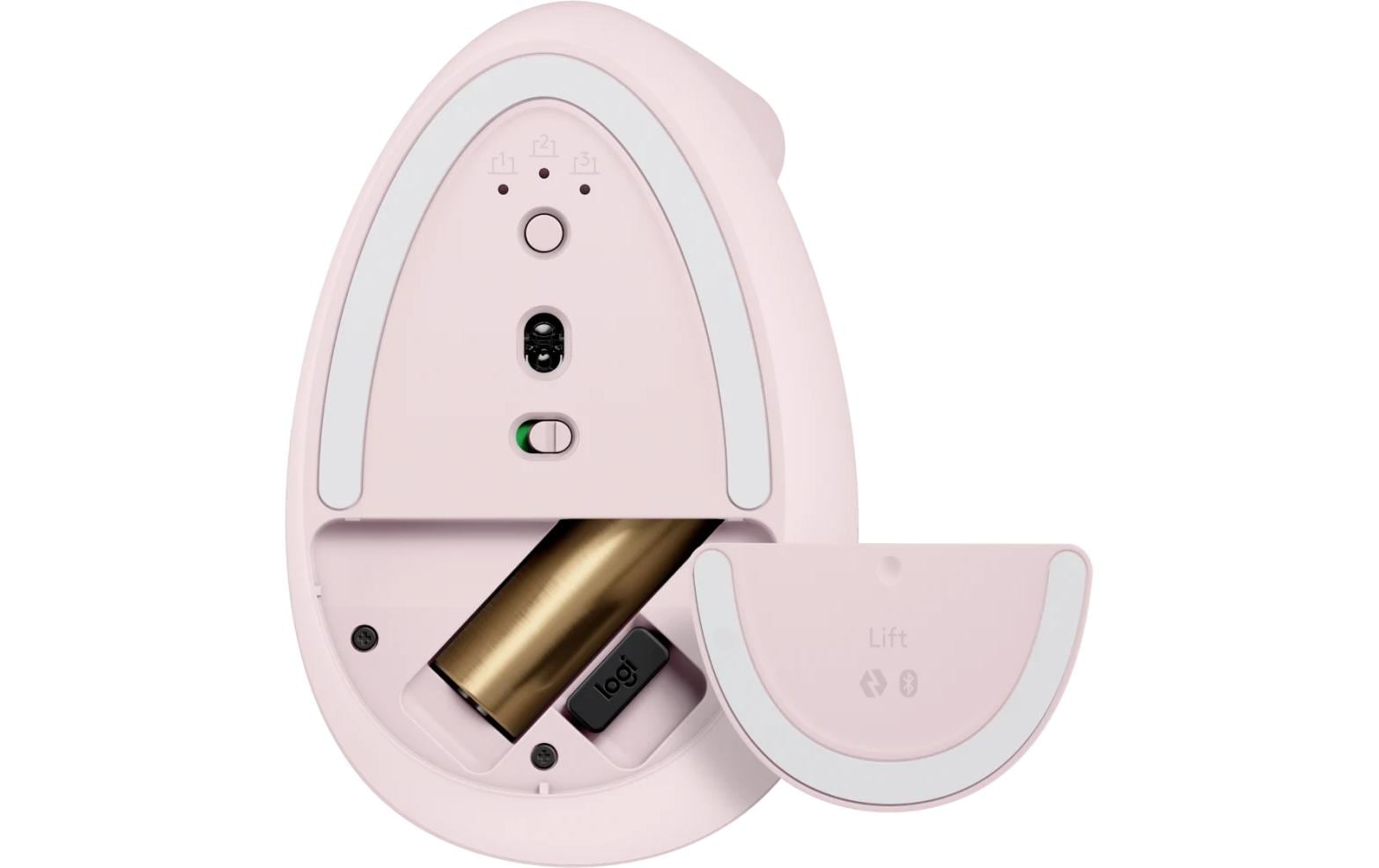 Ergonomische Maus Lift RoseKomfortable ergonomische Maus mit vertikalem Design für kleine bis mittelgrosse Hände
