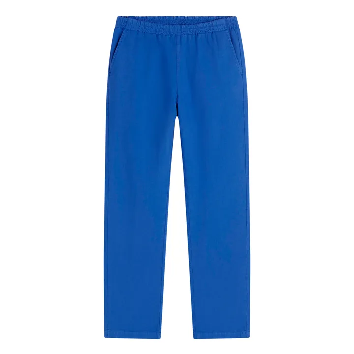 Homecore Pantalon Elastiqué Coton Bio | Bleu