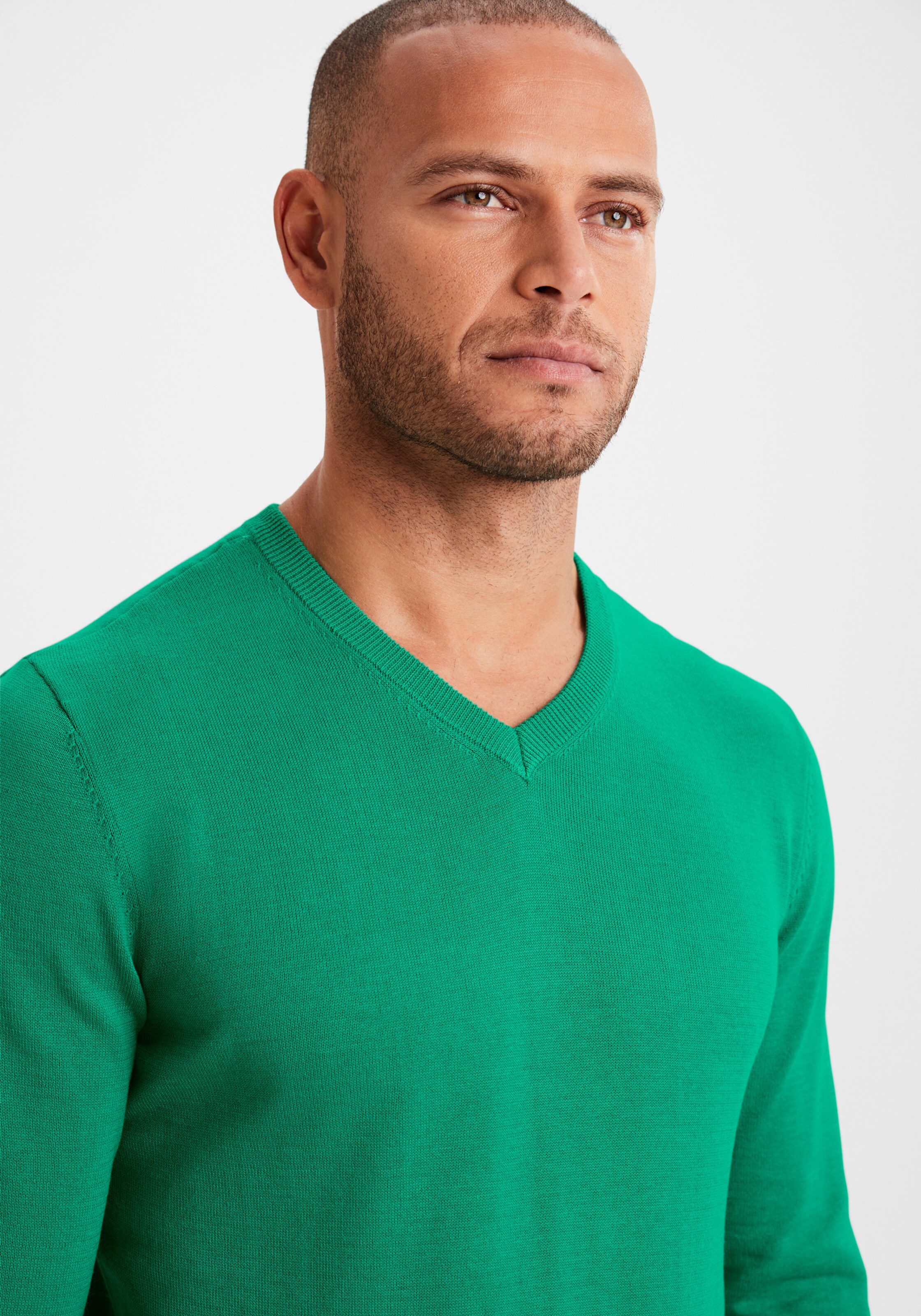 H.I.S Strickpullover in grün