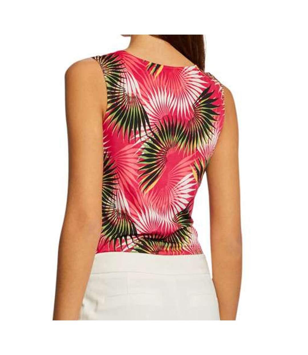 Top Rose à fleurs Femme Morgan Doptic