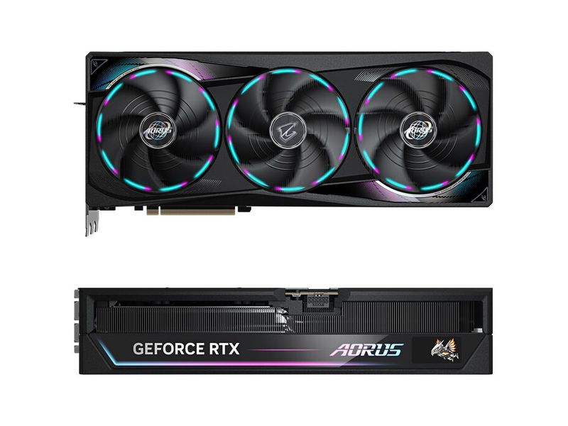 Gigabyte Grafikkarte AORUS GeForce RTX 5090 MASTER 32 GB Gaming Grafikkarte mit 32 GB GDDR7 Speicher
