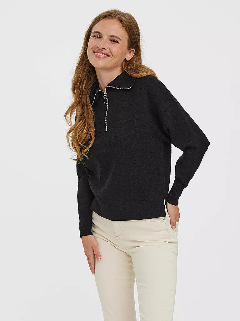 VERO MODA Pullover VMSABA  schwarz
