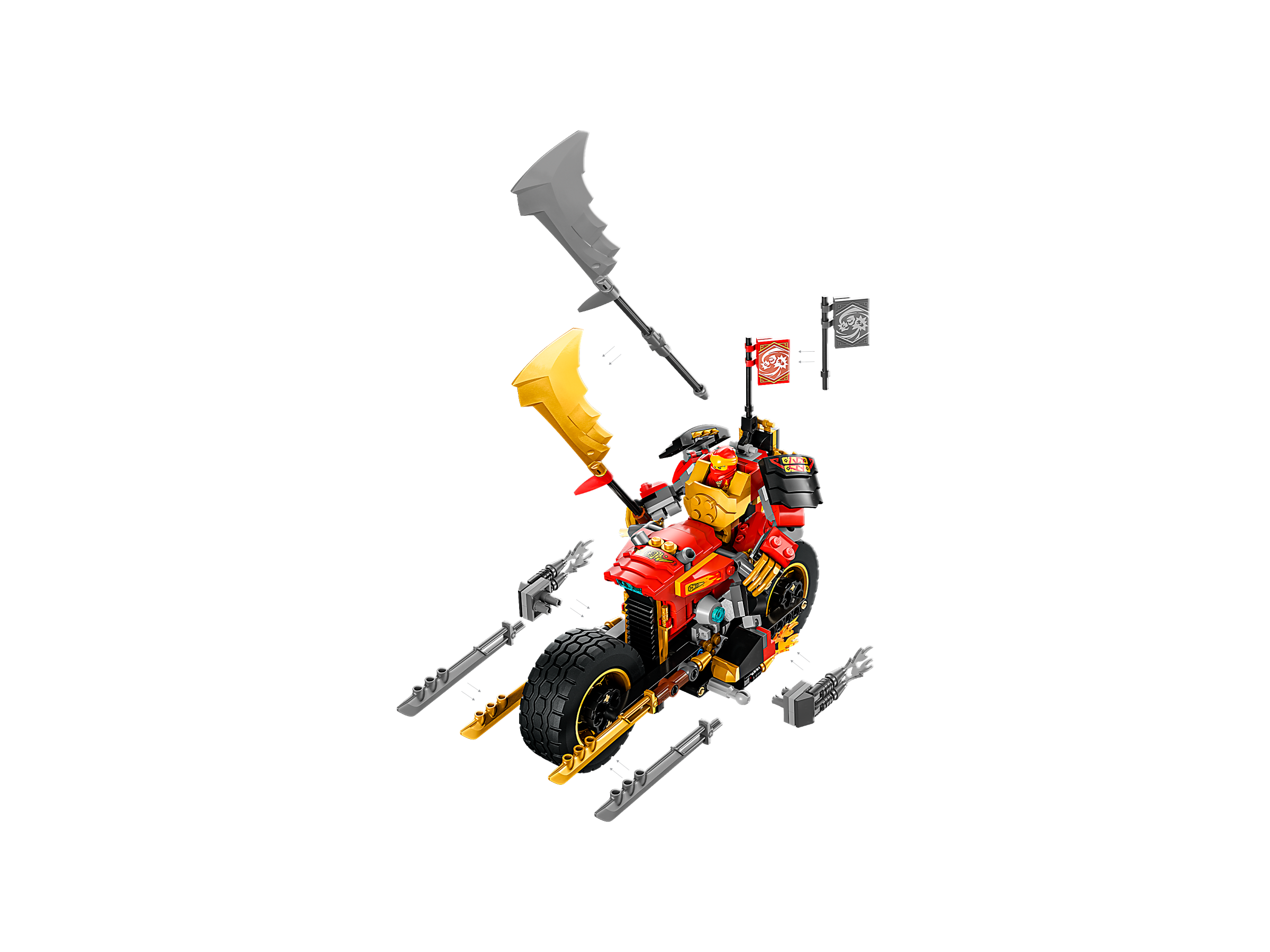 Motocicleta Robô do Kai – Evolução 71783