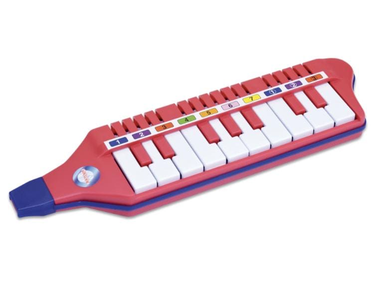 Bontempi Musikinstrument Blasharmonika mit 10 Tasten im Bli Musikspielzeug