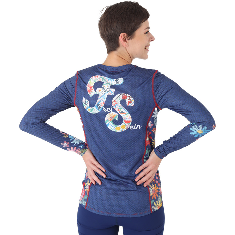 FreiSein Damen BeHappy Longsleeve