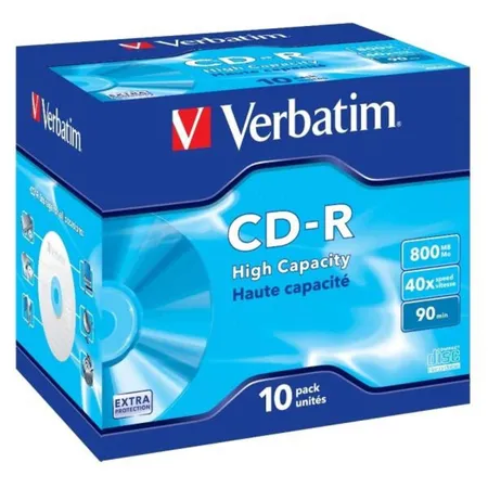 Verbatim Rohlinge CD-R 800MB 90 min Jewelcase, 30 Stück