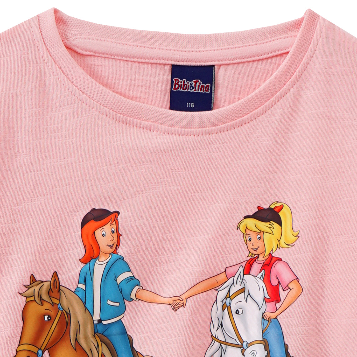 Topolino Bibi & Tina Langarmshirt mit Print rosa