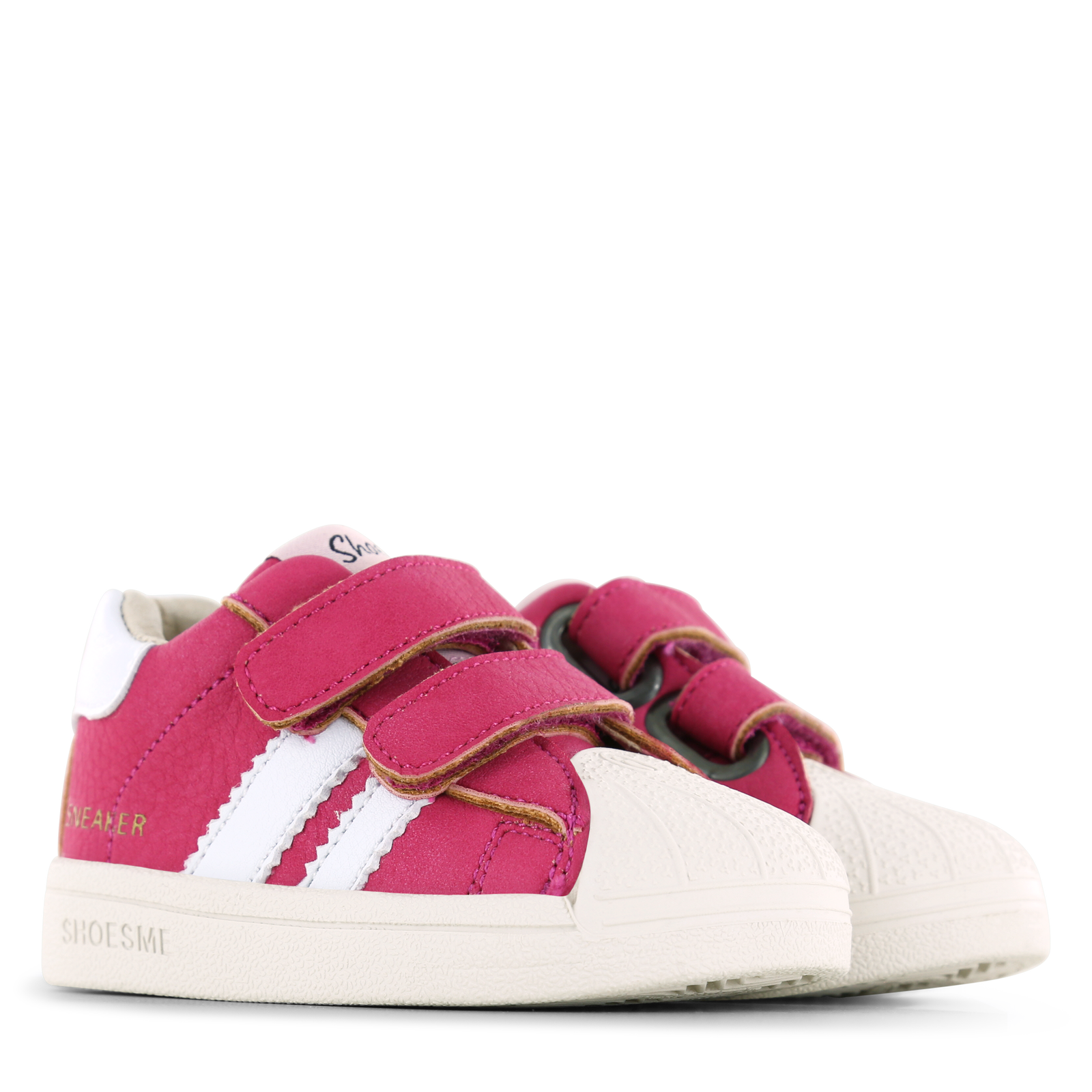 Shoesme roze sneakertje Microfiber leer | Meisjes schoenen