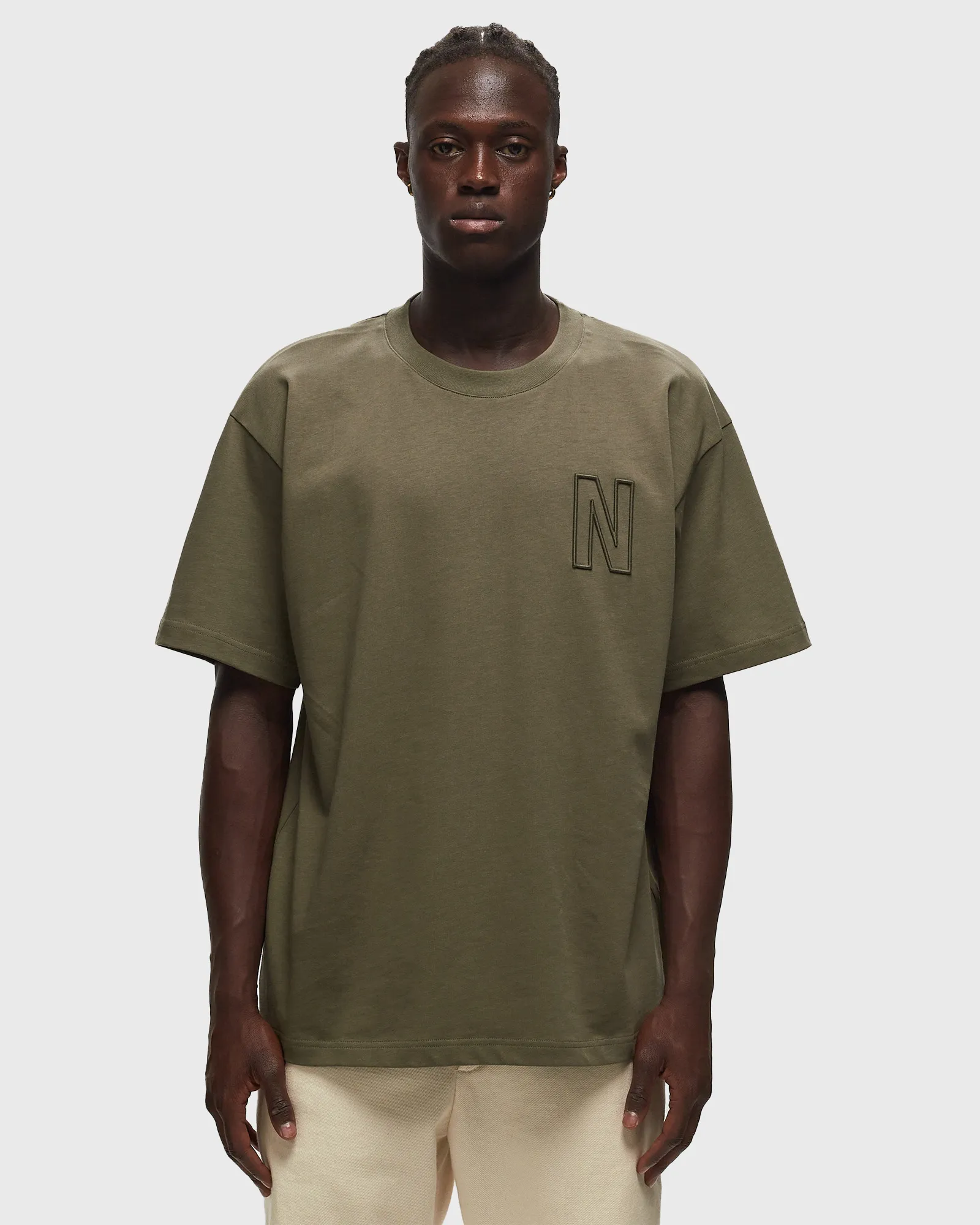 Norse Projects Simon Loose Organic Heavy Jersey N Logo Tee