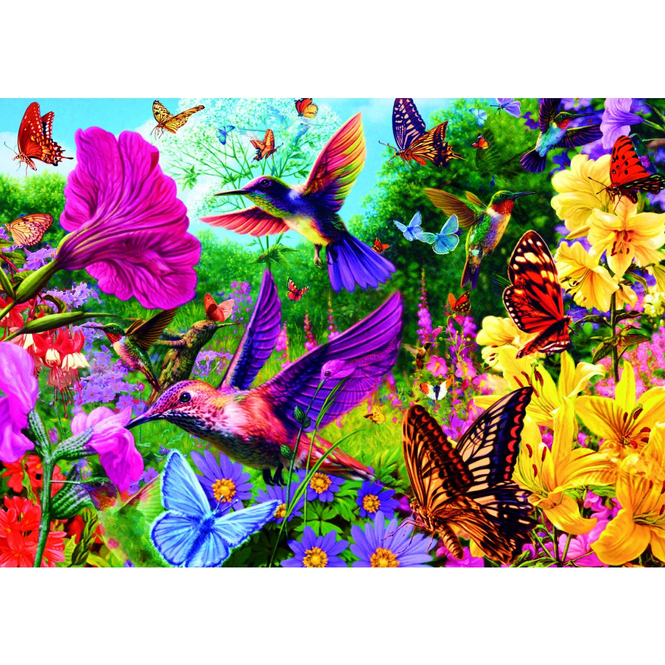 Puzzle - Ein Garten für die Vögel - 1000 Teile