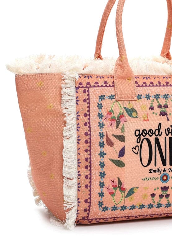 Emily & Noah Elea Shopper / Strandtas Apricot