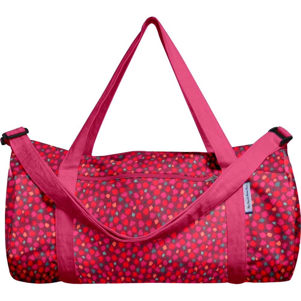 Sac De Sport Pompons Cerise