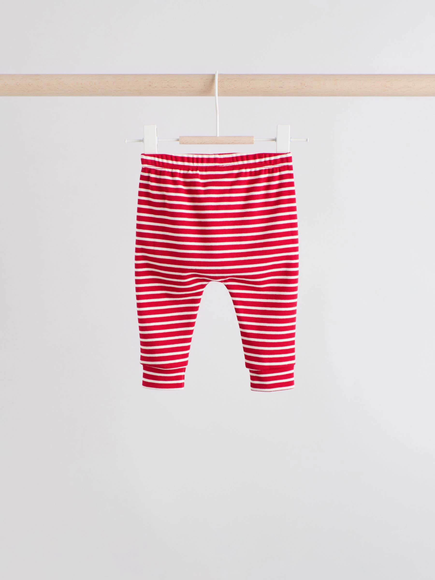 Naturel met rendier - Babyset van fleece top en legging (0mnd-2jr)