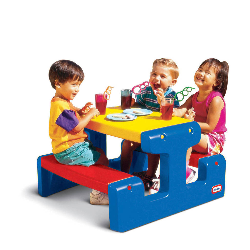 Picknicktafel blauw