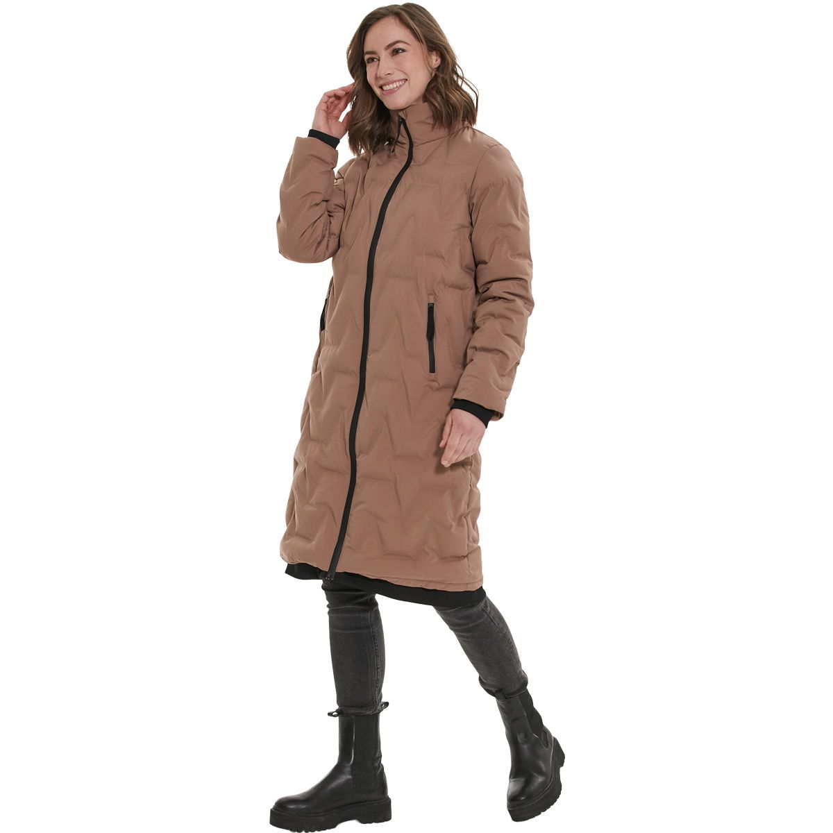 Weather Report Foster Long Puffer Vinterjakke Dame