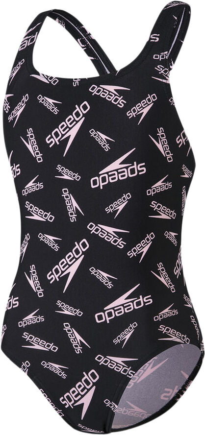 Speedo Printed Medalist badedragt Sort