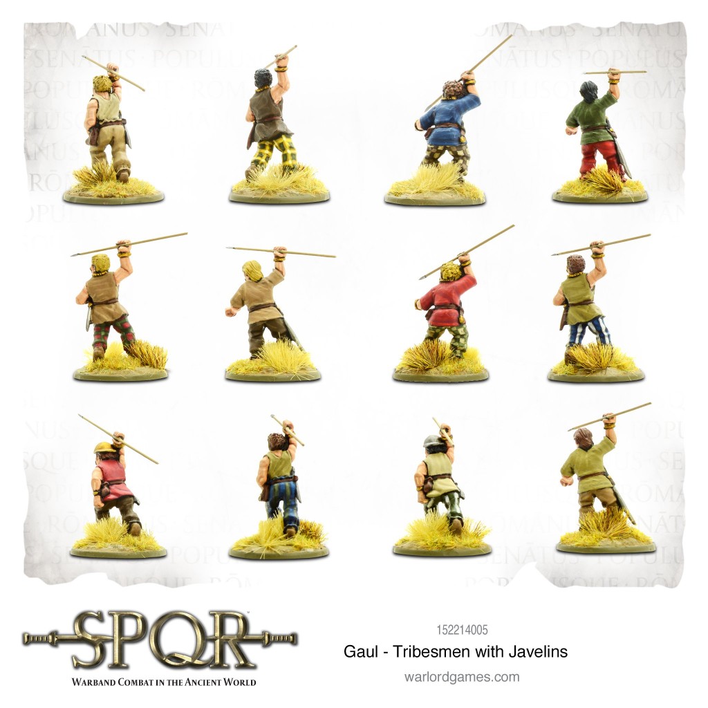 SPQR: Gaul - Tribesmen with Javelins