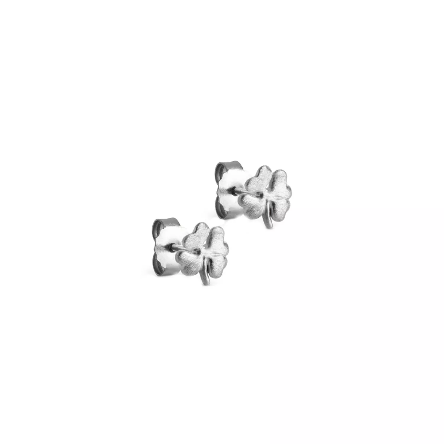 Enamel Organic Clover Øreringe Sølv E238SM