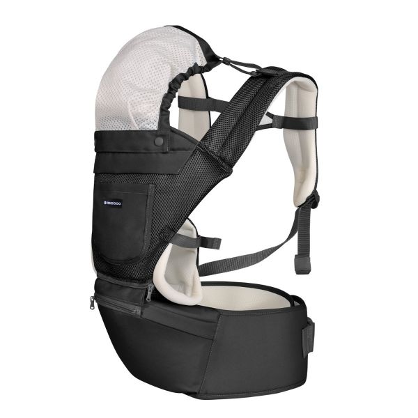 Kikkaboo Porta-bebés Chloe Mesh 3 em 1 Black