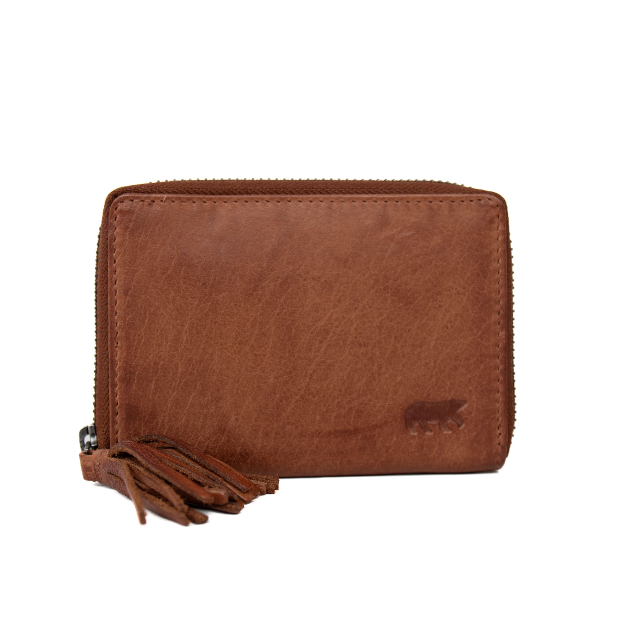 Portemonneetje 'Jasper' cognac Cognac