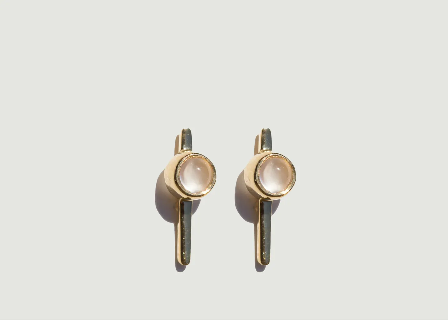 Boucle d'oreilles Barre sucre Gamme Blanche