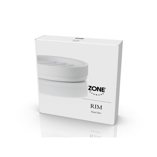 Zone Rim Sæbeskål, White