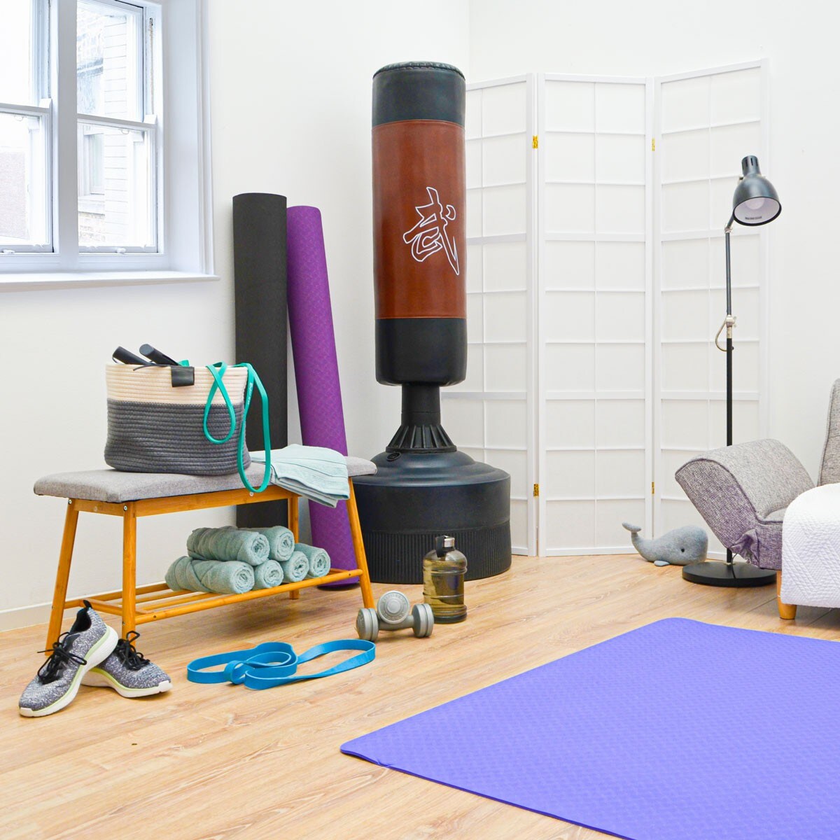 200x116 XXL Fitnessmatte - 6mm Extra Breite Yogamatte - Rutschfeste Sportmatte