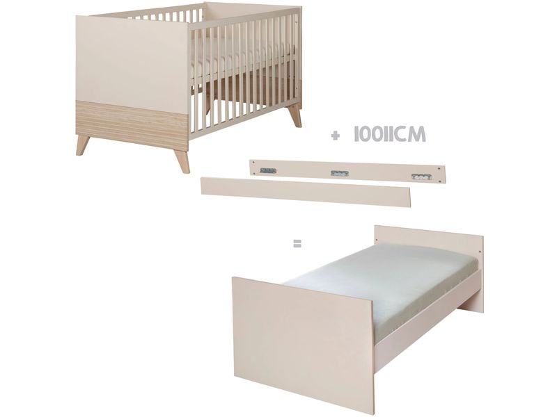 roba Babybett Sidney 70 x 140 cm Kombi-Kinderbett