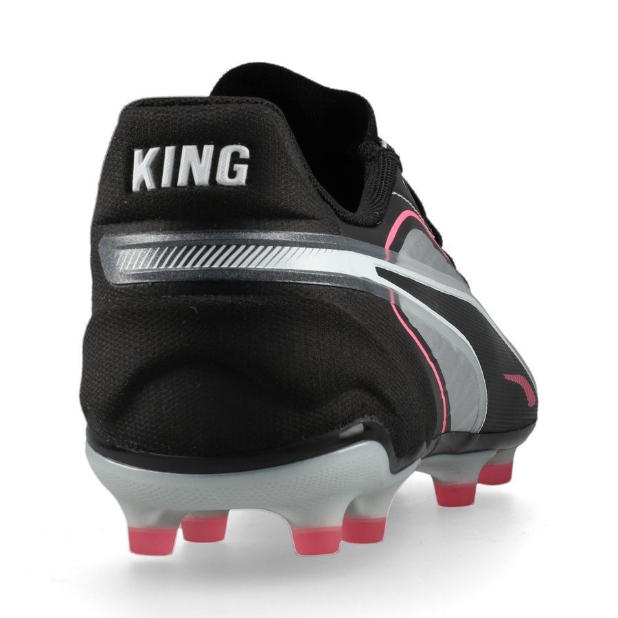 PUMA King Match FG/AG Audacity - Argenté/Noir/Sun Struck/Blanc