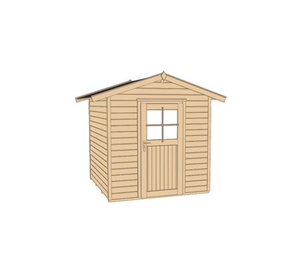 Weka Gartenhaus 223 Gr.1, ca. B260/H238/T178
