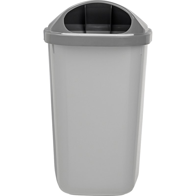 Corbeille murale 50 litres Rossignol Xérios extérieur grise