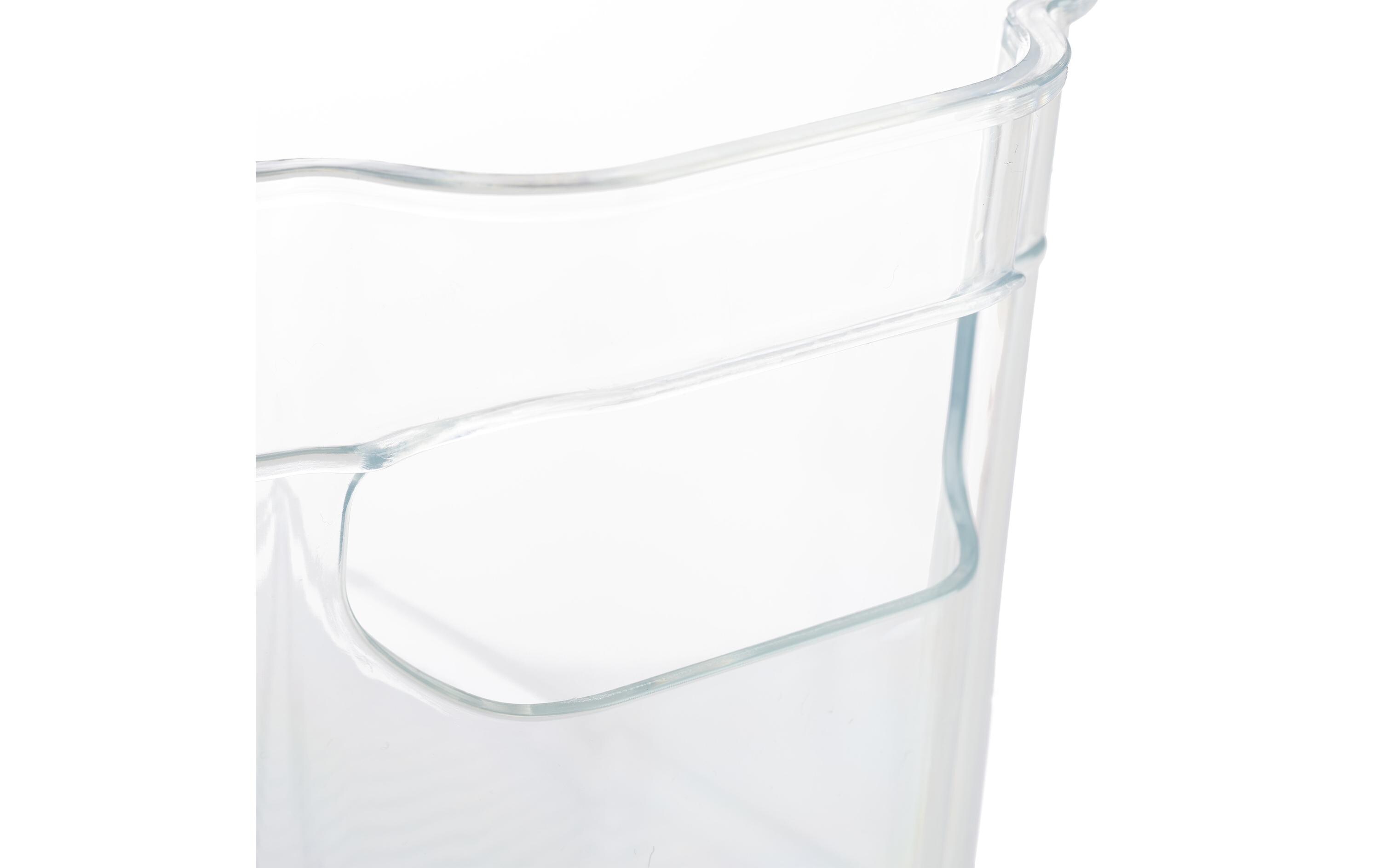 Kühlschrankorganizer schmal, 3,2 l VolumenTransparenter Küchen Organizer für mehr Ordnung