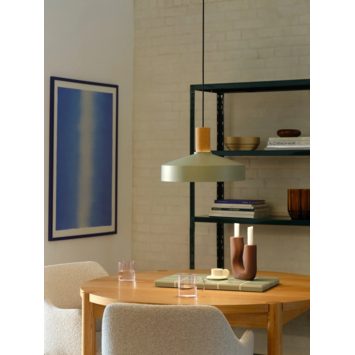 Nordlux hanglamp Elvas cork zacht groen 60W - E27