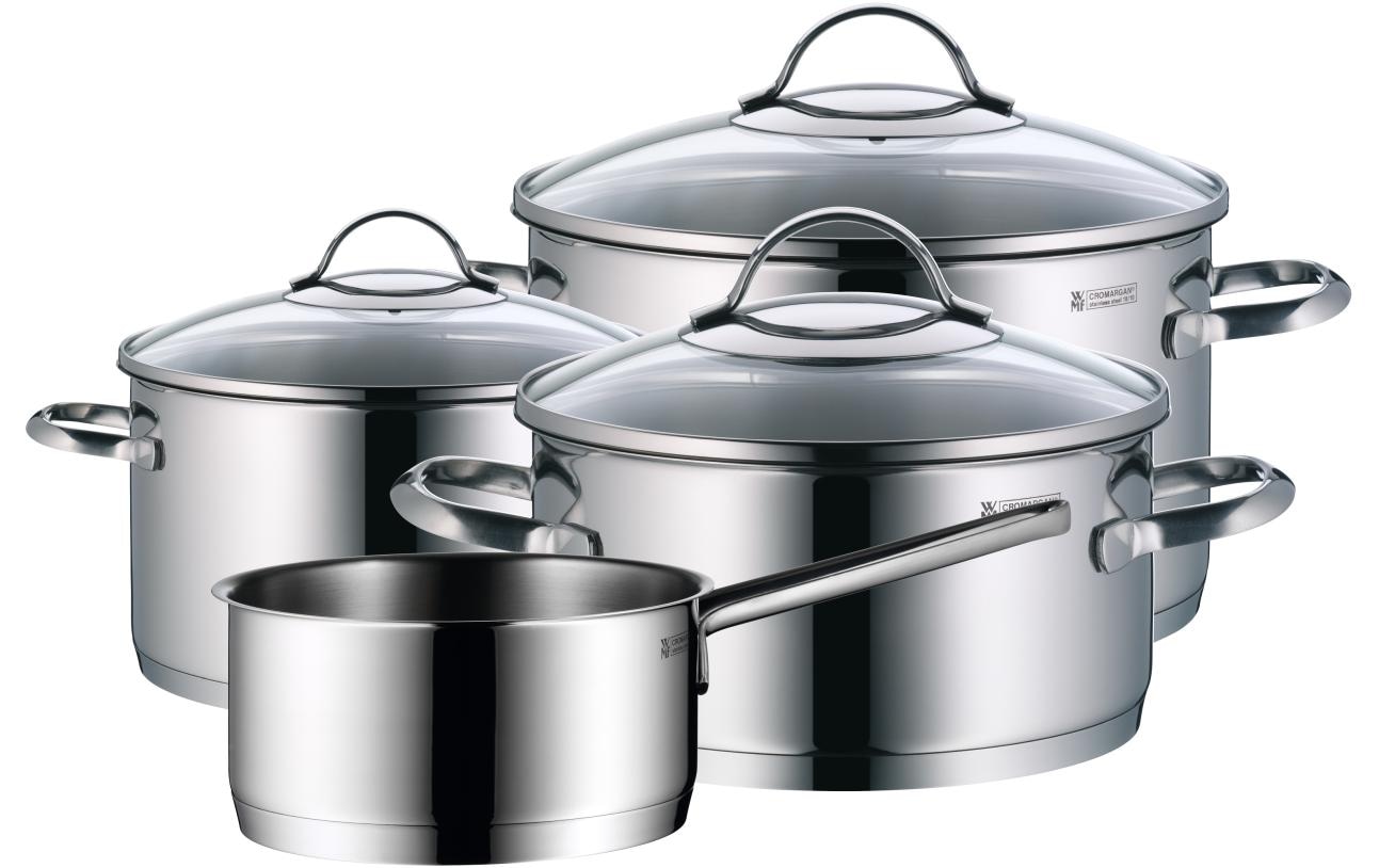 WMF Kochtopf »Provence Plus 4-teilig« Edelstahl | Glas | Meister-Chromstahl