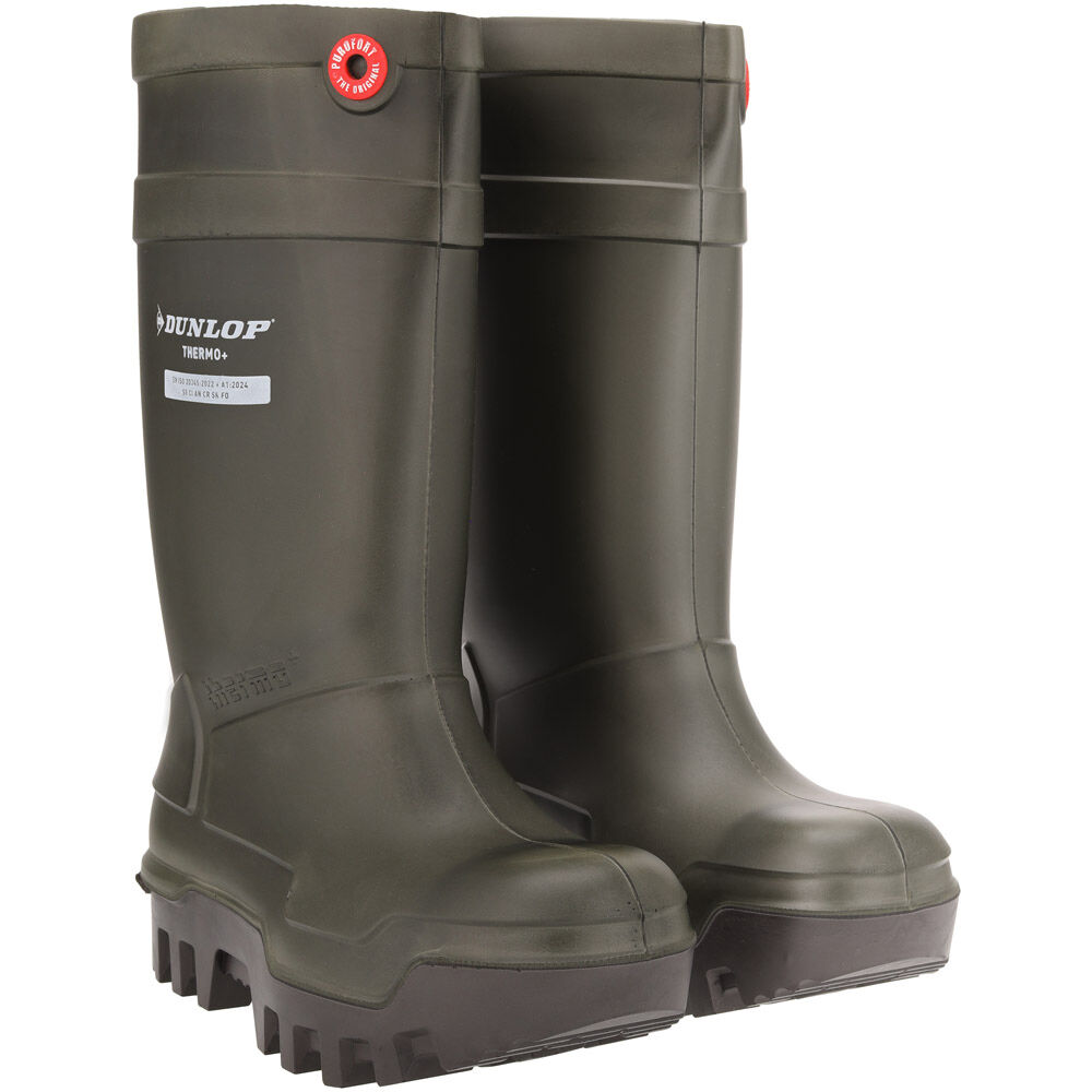 Dunlop Purofort Thermo  Full Safety C662933.HA - Werklaarzen - Donkergroen - 43