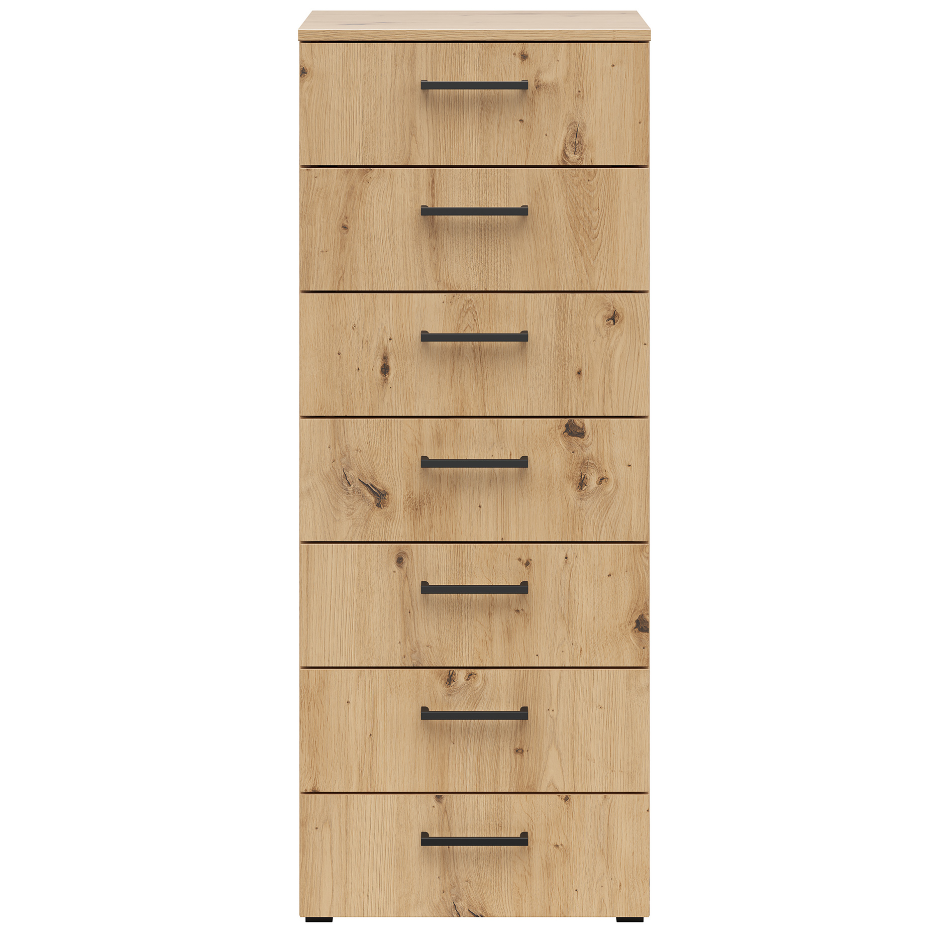 Kommode - Artisan Eiche - 7 Schubkästen - 45 cm