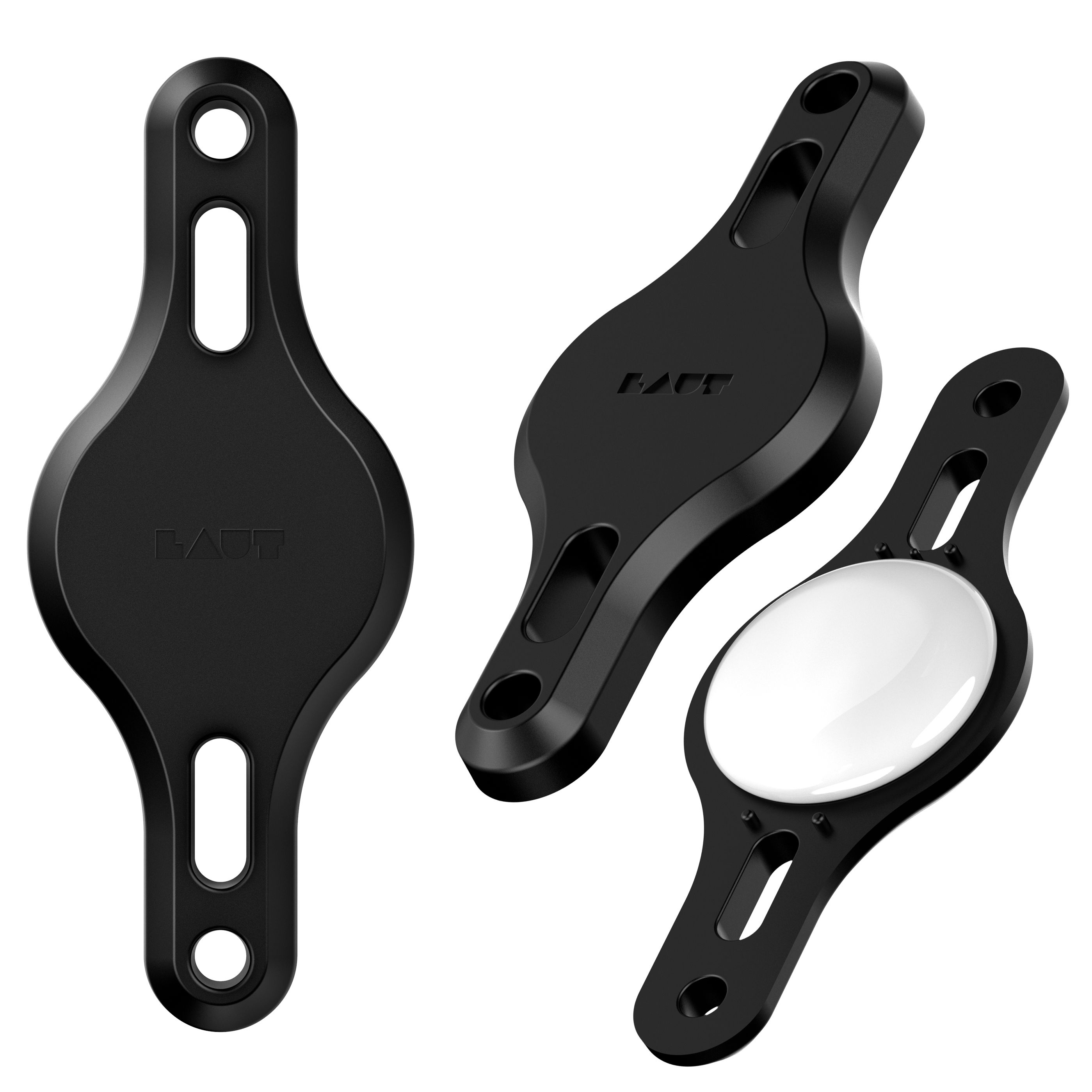 Bike Tag Bottle Mount Fahrrad Halterung Velo Stangen Halter für Apple AirTag (LT-AT-BB-BK) - Schwarz