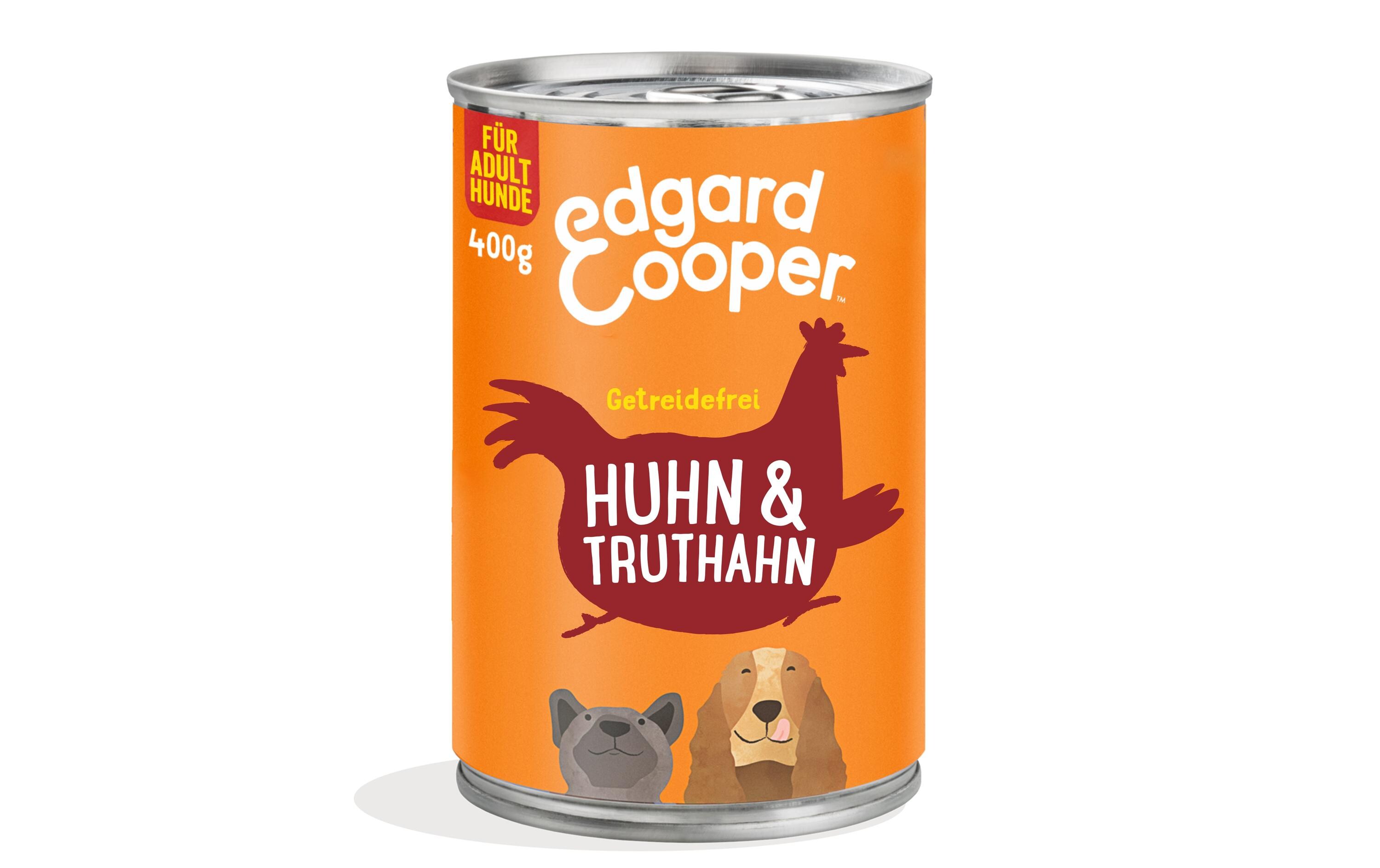 Nassfutter Adult Huhn + Truthahn, 6 x 400 gAlleinfuttermittel für ausgewachsene Hunde