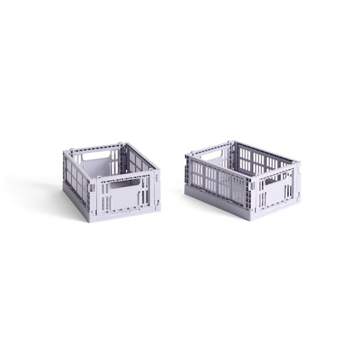 HAY Color Crate 2-pak Kasse, Lavender