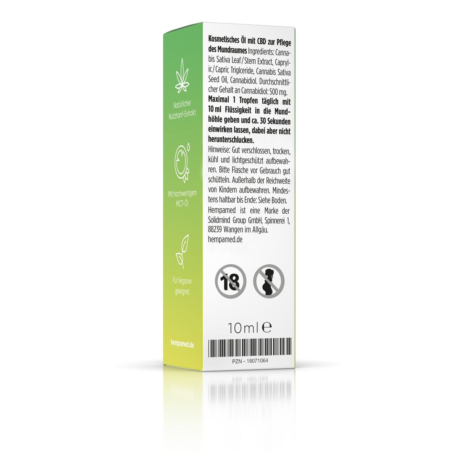 Hempamed 3x Premium CBD Öl 5 %