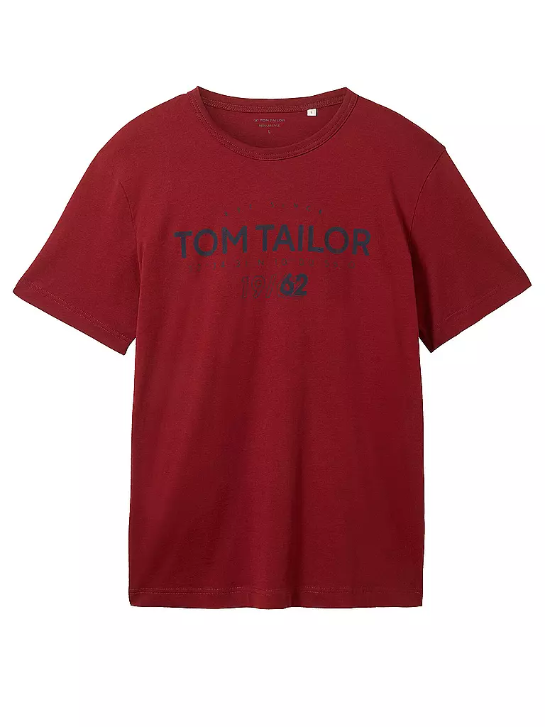 TOM TAILOR T-Shirt  dunkelrot