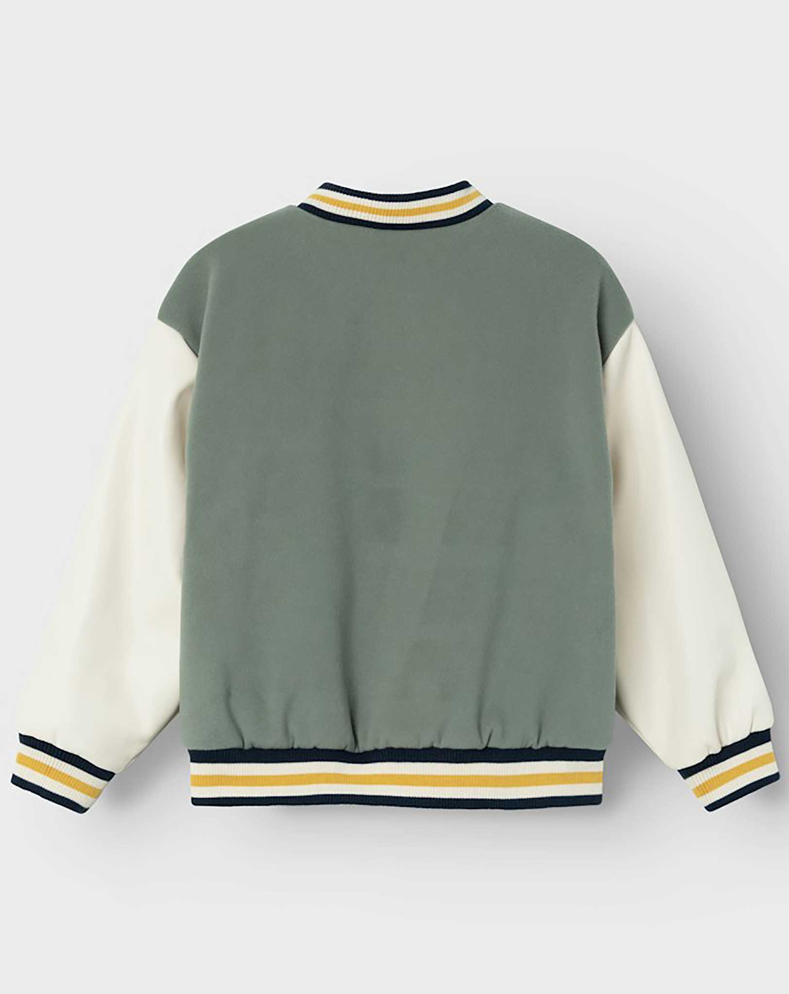 College-Jacke NKMMOMBY BOMBER in agave green