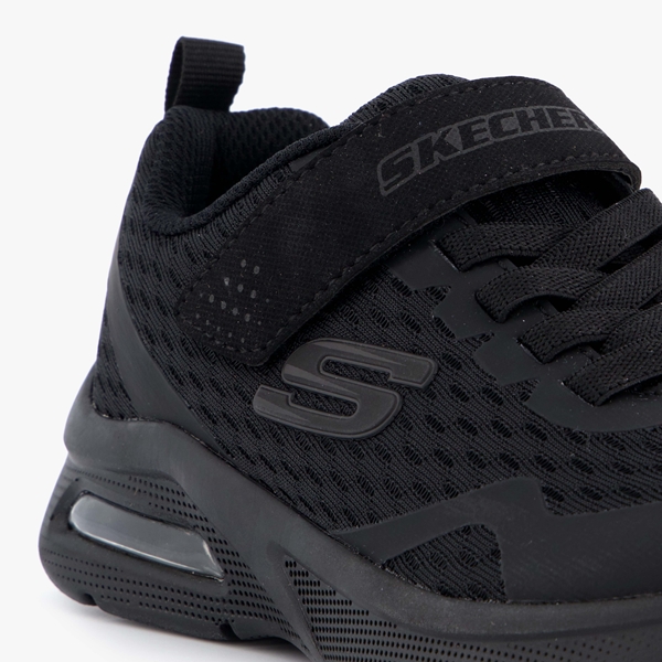 Skechers Microspec Max kinder sneakers zwart